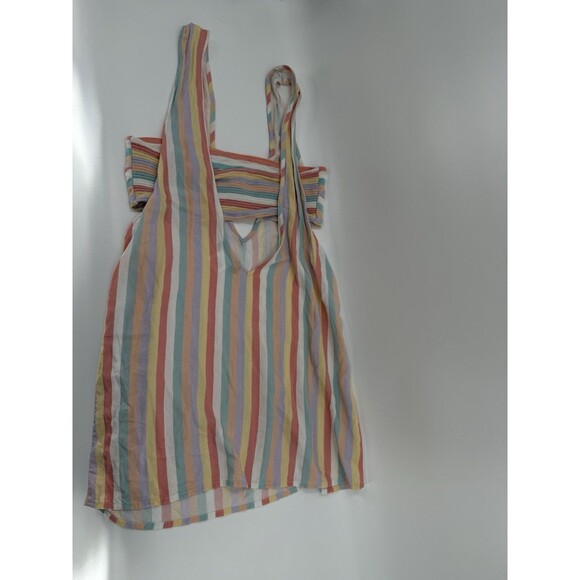 Beach Riot Bandeau With Matching Striped Tank Size SMALL Easy Wear Excellent C - Picture 5 of 10